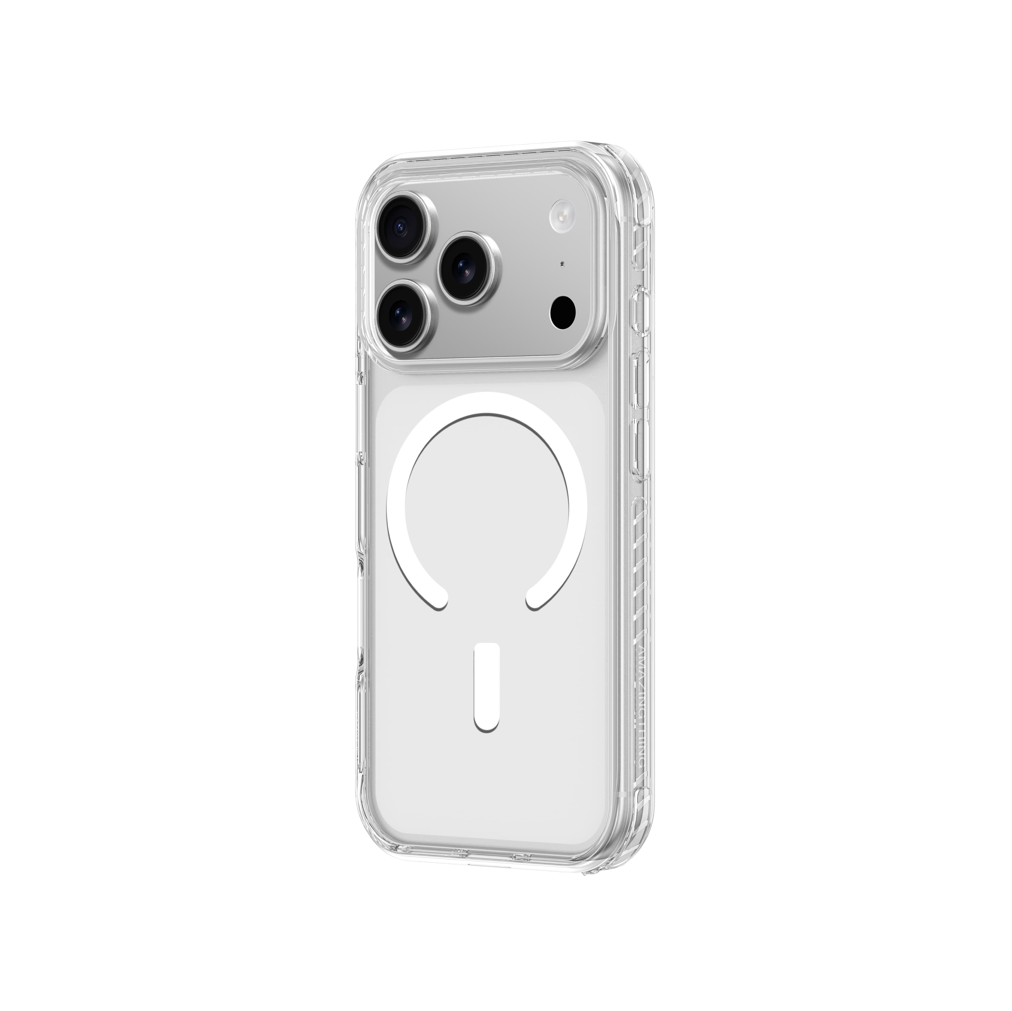 AMAZINGTHING Titan Pro Case for iPhone 17/18 Pro Max MagSafe, Transparent Clear